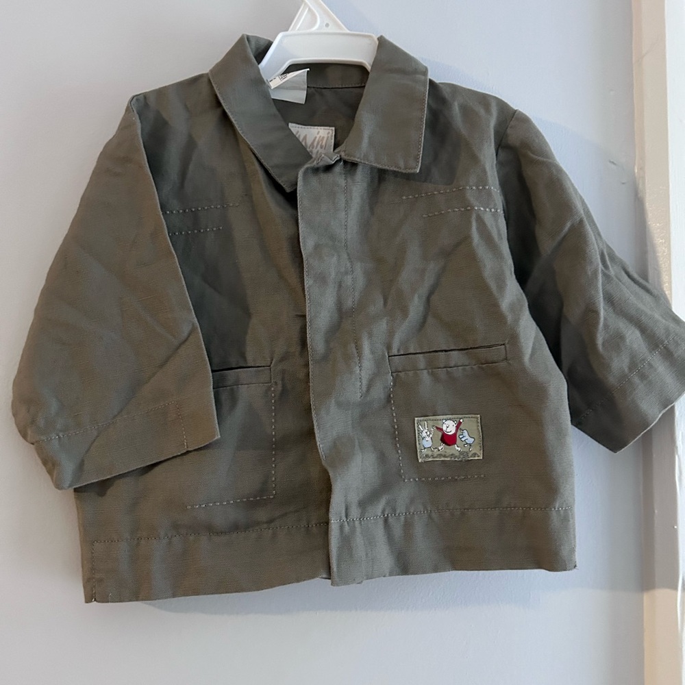 Kids Olive Green Jacket